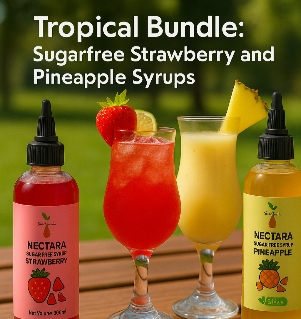 Tropical Bunlde: Sugarfree Strawberry & Pineapple Syrup
