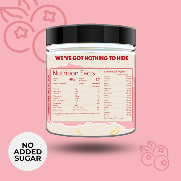 No Added Sugar Cranberry Whey Protien Oats  400gm