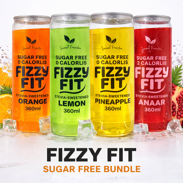 Fizzy Four Bundle: Orange, Lemon, Pineapple Anaar 360ml Cans – Sweet ...
