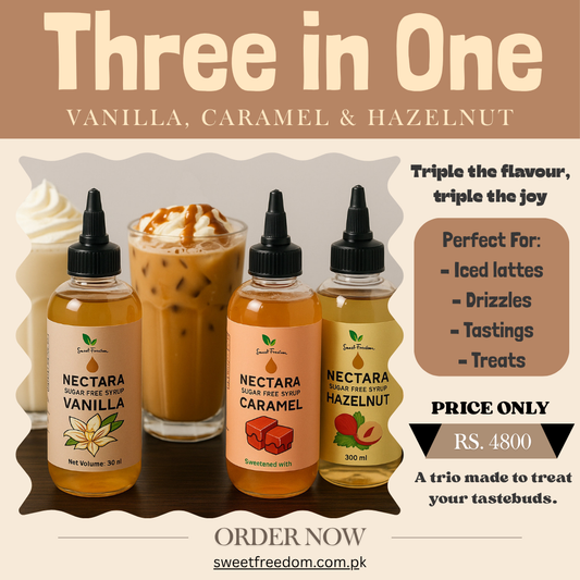 Three-In-One Coffee Syrups Bundle