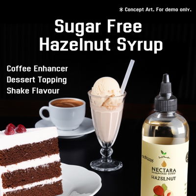 Sugar Free Hazelnut Syrup - 300ml