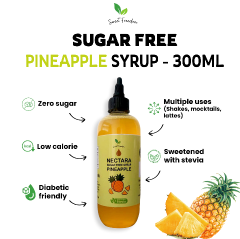 Sugar Free Pineapple Syrup - 300ml