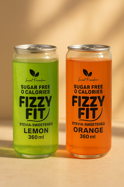 Fizzy Fit - Orange + Lemon Duo (360 ML Cans)