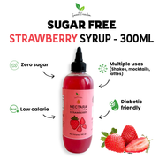 Sugar Free Strawberry Syrup - 300ml